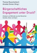 Couverture : Bürgerschaftliches Engagement unter Druck?
