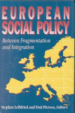 Couverture : European social policy
