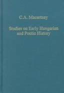 Couverture : Studies on Early Hungarian and Pontic history