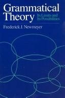 Couverture : Grammatical theory, its limits and its possibilities