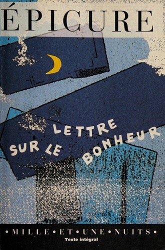 Couverture : Lettre sur le bonheur