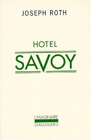 Couverture : Hôtel Savoy