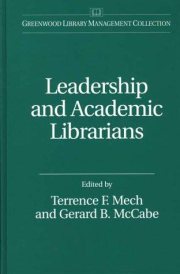 Couverture : Leadership and academic librarians