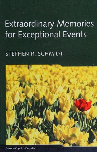 Couverture : Extraordinary Memories for Exceptional Events