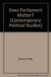 Couverture : Does Parliament matter?