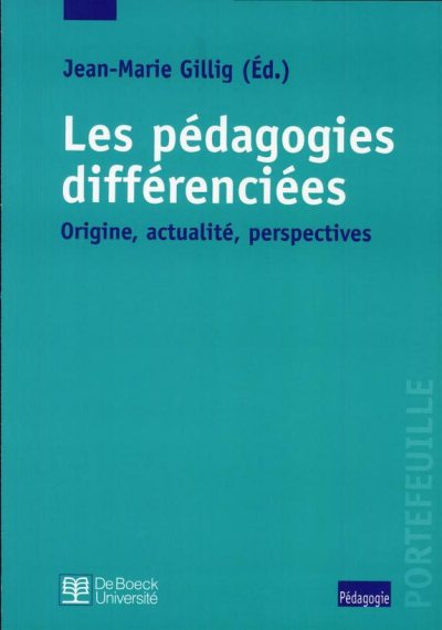 Couverture : Les pédagogies différenciées