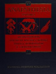 Couverture : Anaesthesia