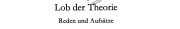 Couverture : Lob der Theorie