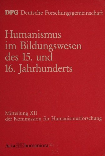 Couverture : Humanismus im Bildungswesen des 15. und 16. Jahrhunderts