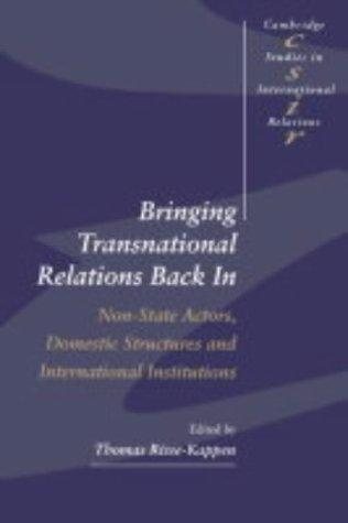 Couverture : Bringing transnational relations back in