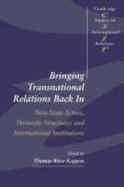 Couverture : Bringing transnational relations back in