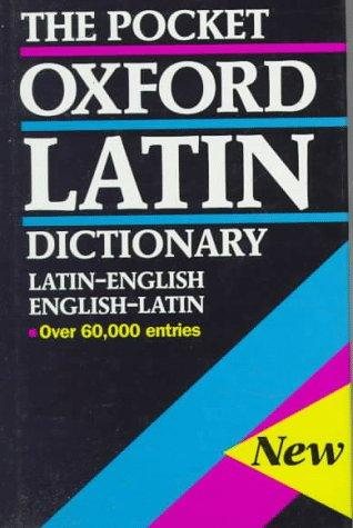 Couverture : The pocket Oxford Latin dictionary