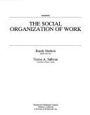Couverture : The social organization of work
