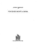 Couverture : Vincenzo Monti a Roma