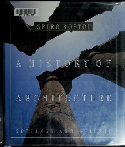 Couverture : A history of architecture