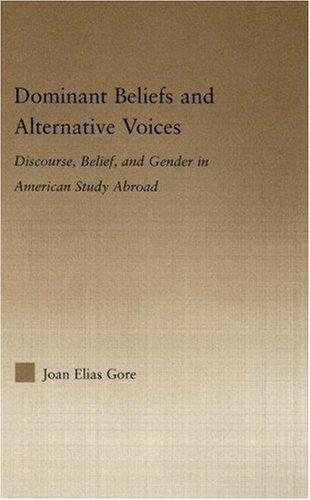 Couverture : Dominant Beliefs and Alternative Voices