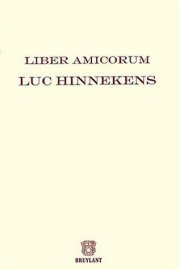Couverture : Liber amicorum luc hinnekens