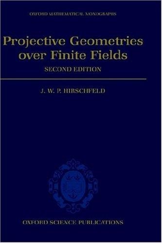 Couverture : Projective geometries over finite fields