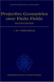 Couverture : Projective geometries over finite fields