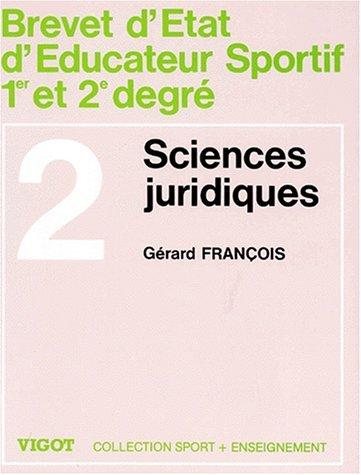 Couverture : Brevet d'Etat d'éducateur sportif, 1er et 2e degré