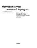 Couverture : Information services on research in progress