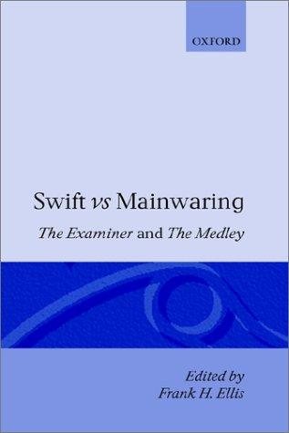 Couverture : Swift vs. Mainwaring