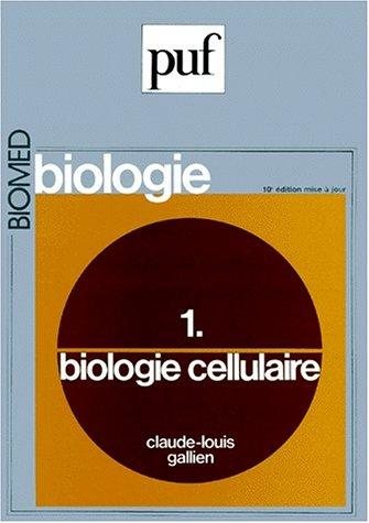 Couverture : Biologie, tome 1 