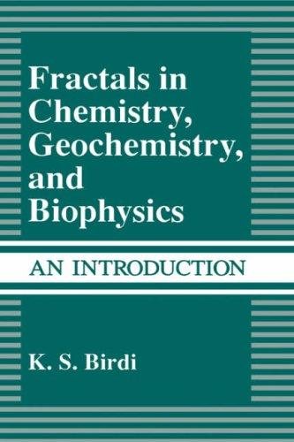 Couverture : Fractals in chemistry, geochemistry, and biophysics