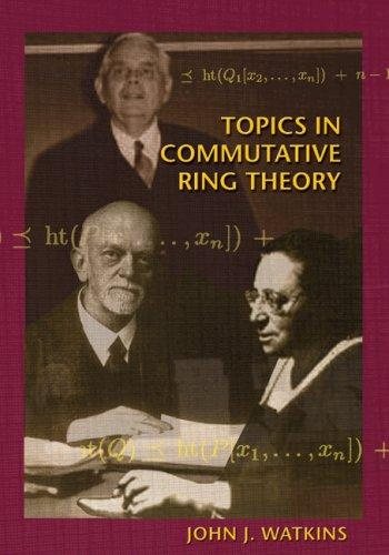 Couverture : Topics in Commutative Ring Theory