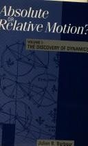 Couverture : Absolute or relative motion?