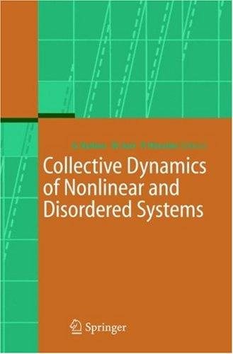 Couverture : Collective Dynamics of Nonlinear and Disordered Systems