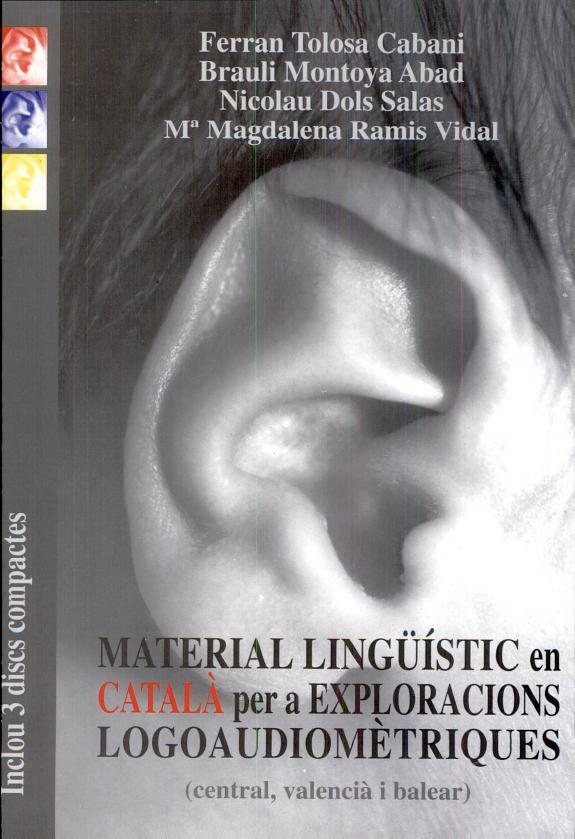 Couverture : Material lingüístic en catalá per exploracions logoaudiomètriques