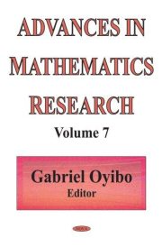 Couverture : Advances in Mathematics Research