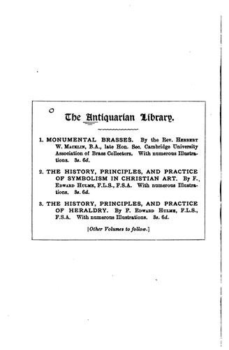 Couverture : The history, principles, and practice of heraldry.