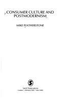 Couverture : Consumer culture and postmodernism