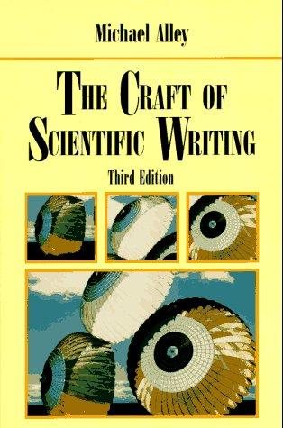 Couverture : The craft of scientific writing