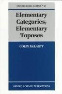 Couverture : Elementary Categories, Elementary Toposes