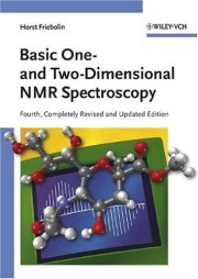 Couverture : Basic One- and Two-Dimensional NMR Spectroscopy