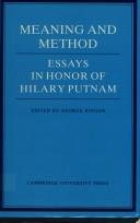 Couverture : Meaning and method