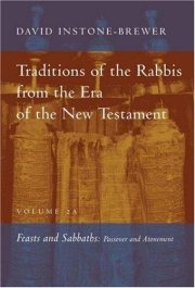 Couverture : Traditions of the Rabbis from the Era of the New Testament: Feasts and Sabbaths