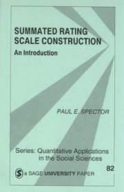 Couverture : Summated rating scale construction
