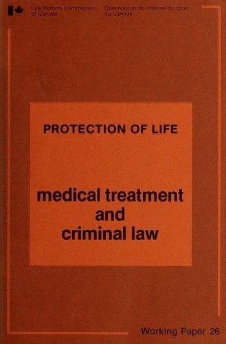 Couverture : Medical treatment and criminal law