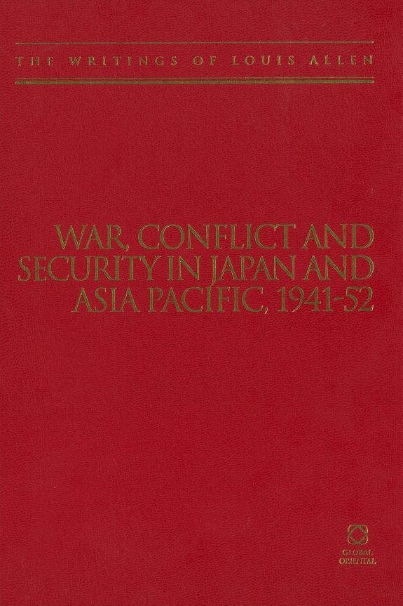 Couverture : War, Conflict and Security in Japan and Asia Pacific, 1941-1952