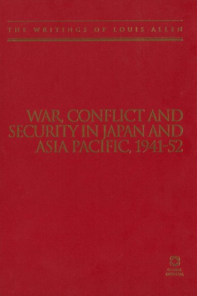 Couverture : War, Conflict and Security in Japan and Asia Pacific, 1941-1952