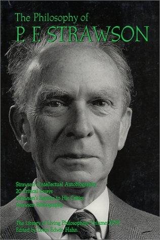 Couverture : The philosophy of P.F. Strawson