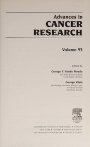 Couverture : Advances in cancer research.