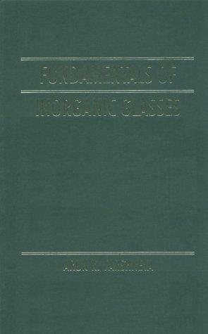 Couverture : Fundamentals of inorganic glasses