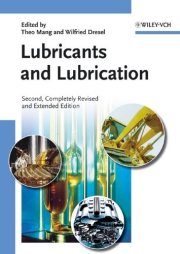 Couverture : Lubricants and lubrication