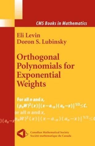 Couverture : Orthogonal polynomials for exponential weights