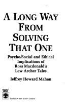 Couverture : A long way from solving that one